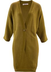 Удлиненный кардиган с рукавом 3/4 (атлантический синий) Bonprix