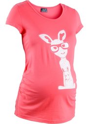 Мода для беременных: футболка с забавным принтом (белый с рисунком) Bonprix