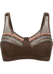 Разгрузочный бюстгальтер без косточек, чашка F (коричневый/различные расцветки) Bonprix