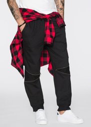Трикотажные брюки Slim Fit (черный) Bonprix