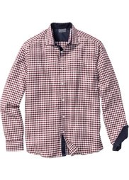 Рубашка Regular Fit (темно-синий/белый в клетку) Bonprix