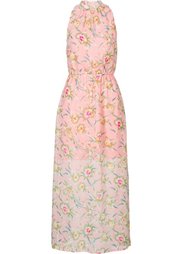Макси-платье с цветочным принтом (бирюзовый с рисунком) Bonprix
