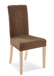 Чехол для стула Вязаный (серый) Bonprix