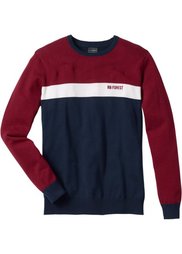 Пуловер Slim Fit (темно-оливковый) Bonprix