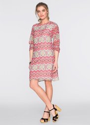 Платье (ярко-розовый с узором) Bonprix