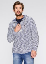 Свитшот Regular Fit с капюшоном (синий) Bonprix