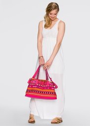 Сумка Отпускное настроение (ярко-розовый с рисунком) Bonprix