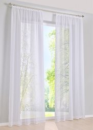 Гардина Лиз (1 шт.), люверсы (белый) Bonprix