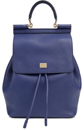 Кожаный рюкзак с клапаном Dolce &amp; Gabbana