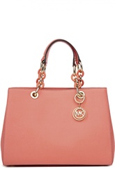 Кожаная сумка с комбинированными цепочками Cynthia Michael Michael Kors