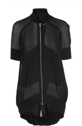 Полупрозрачное асимметричное платье на молнии Gerard Darel