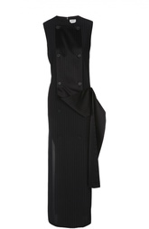 Асимметричное платье-макси без рукавов DKNY