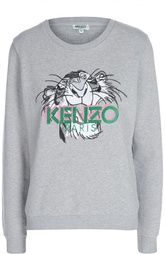 Хлопковый свитшот с вышивкой Kenzo