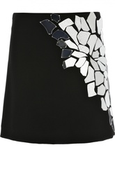 Мини-юбка с декоративной отделкой Loewe