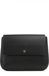 Кожаный мессенджер с двумя отделениями Robinson Tory Burch