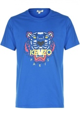 Хлопковая футболка с принтом Kenzo