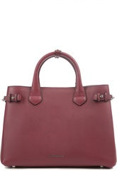 Кожаная сумка с двумя ручками и цепочкой Banner Burberry