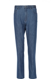 Прямые джинсы из эластичного хлопка Brioni