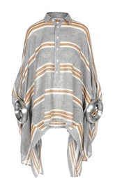 Блуза свободного кроя с декорированными рукавами Junya Watanabe