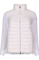 Утепленная куртка с оборкой Moncler