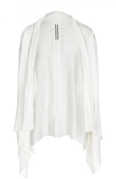Хлопковый вязаный кардиган с асимметричным низом Rick Owens