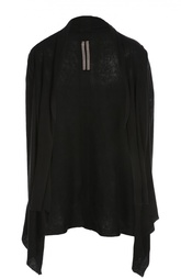 Хлопковый вязаный кардиган с асимметричным низом Rick Owens