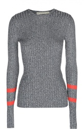 Облегающий пуловер с контрастными рукавами Mary Katrantzou