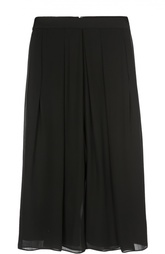 Полупрозрачные кюлоты с широким поясом Armani Collezioni