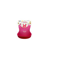 Мягкий нагрудник с кармашком, Roxy-Kids, розовый