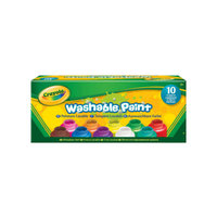 Акварель в баночках смываемая, 10 цветов, Crayola