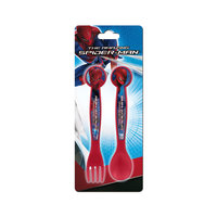 Человек-паук Набор столовый: вилка + ложка. Новый Диск