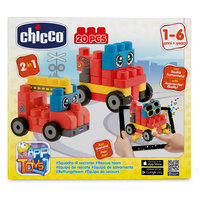 Набор строительных блоков "Машины", 20шт, CHICCO