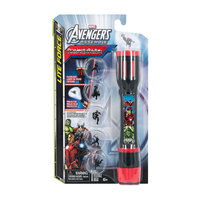 Фонарик-проектор "Мстители: 3 в 1" (фонарь + лампа + проектор), Marvel Avengers Детское время