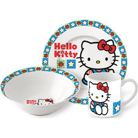 Набор керамической посуды "Hello Kitty" (3 предмета) -