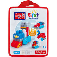 Конструктор красный, MEGA BLOKS First Builders