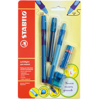 Набор для левшей, голубой, STABILO LeftRight (5 предметов)