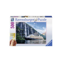 Пазл "Мой корабль 4 во фьорде", 500 деталей, Ravensburger