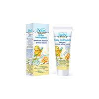 Детская гелевая зубная паста со вкусом апельсина, Babyline,75 мл