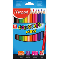 Набор цветных карандашей COLORPEPS MAXI, 12 цв. -