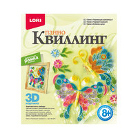 Квиллинг. Панно "Порхающие красавицы", LORI