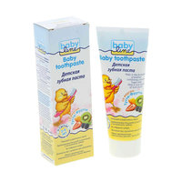 Детская зубная паста со вкусом Тутти-Фрутти, Babyline, 75 мл