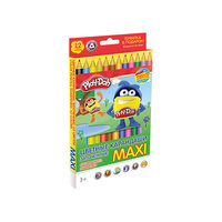 Цветные карандаши "Maxi" 12 цветов, Play-Doh Академия групп