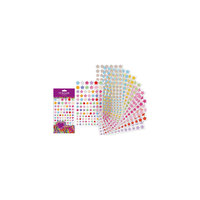 Акриловые наклейки-стразы "Цветочки", 101 шт Tukzar