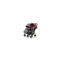 Коляска-трость для двойни Elegant Twin, Jetem, light gray/red