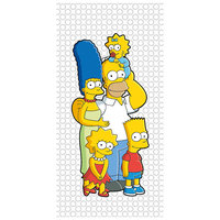 Полотенце "Семейка Simpsons" 70*140 см, Симпсоны Мона Лиза