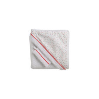 Махровое полотенце с уголком + варежка, Red Castle