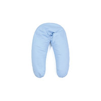 Подушка для беременных "Аура" 190х37 с шариками полистирола, La Armada, голубой в горох