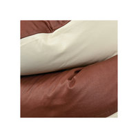 Наволочка для подушки "Гранда" 360х38 (сатин), La Armada, крем-шоколад