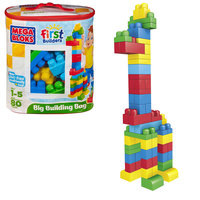 Конструктор 80 деталей First Builders, MEGA BLOKS