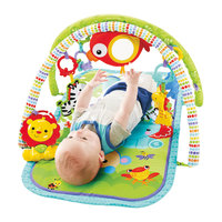 Коврик 3 в 1 "Друзья из тропического леса", Fisher-Price Mattel